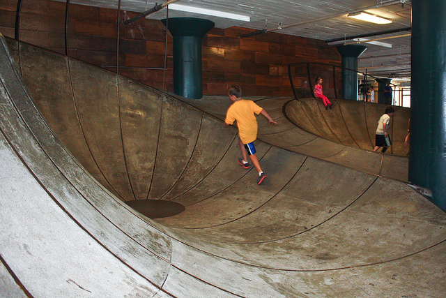 City Museum, St. Louis: skate ramp