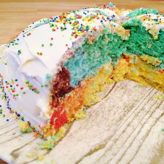 Rainbow cake