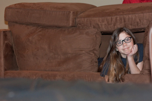 Couch forts via The Risky Kids