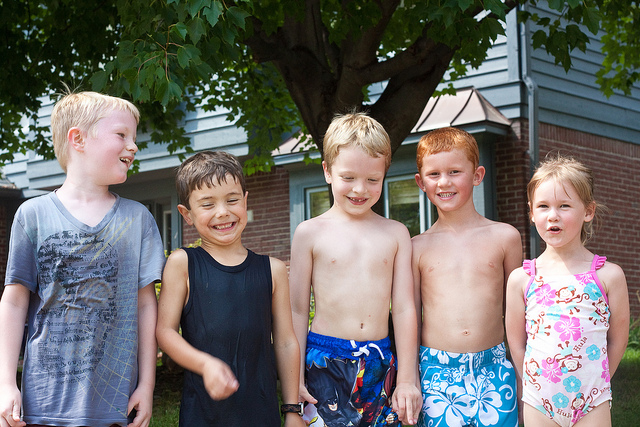 Hanging out in the front yard